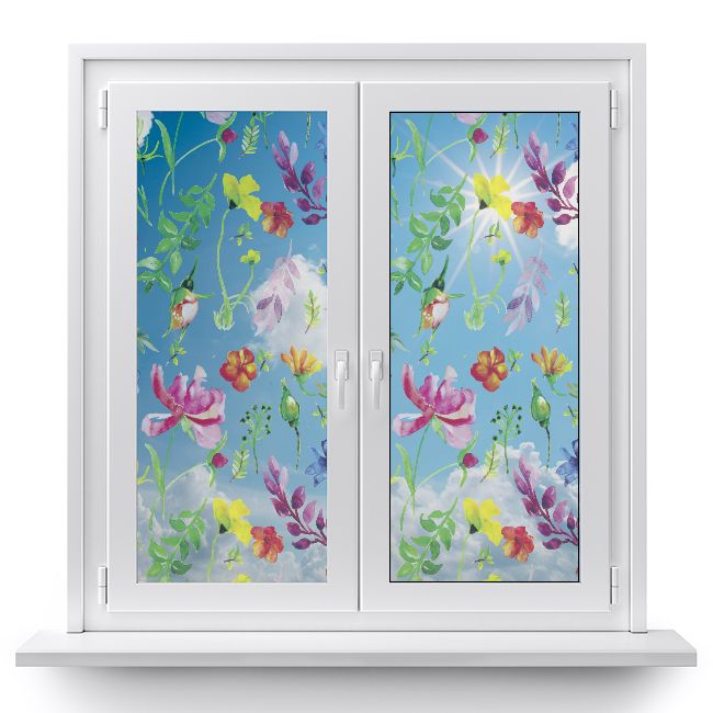 folia-samoprzylepna-okno-natura-kwiaty-kolorowe
